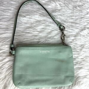 COACH Aqua Wristlet